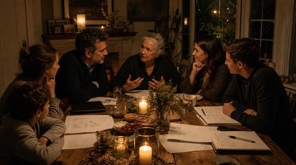 Beslissingen bij familiebedrijven worden aan de eettafel genomen